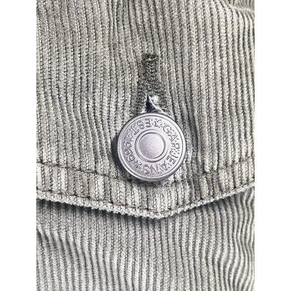 Vintage Y2K Mens GAP Corduroy Shearling Bomber Jacket Sz XXL Olive Green Preppy - Picture 3 of 7